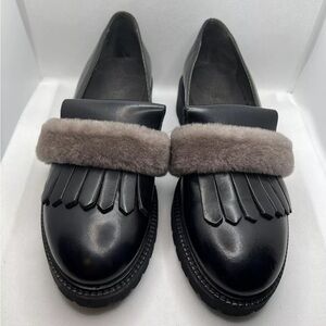 Gabriella Women’s Shoes Real Fur Nero Leather